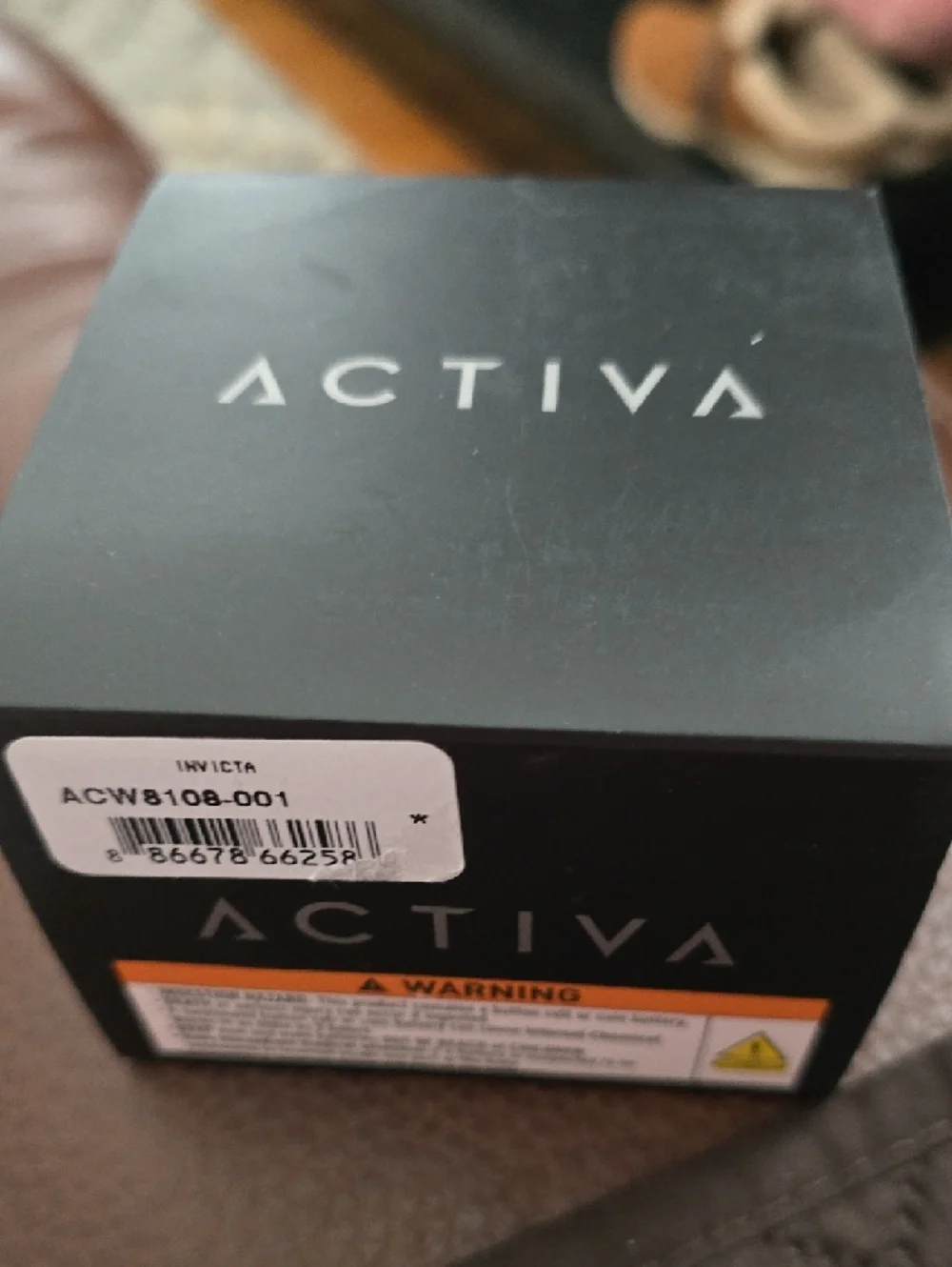 Ativa Men's Digital Watch in Transparent Amber Case with Pink Strap